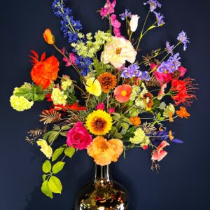Zijdeboeket bloemen Lynn groot