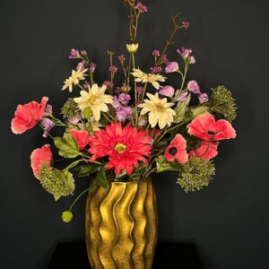 Zijdebloemen boeket Rosa