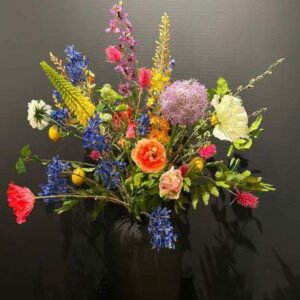 Zijden plukbloemen boeket Fien