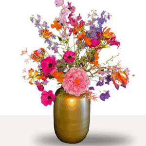 Zijdenbloemen boeket Ester