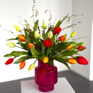 Kunst tulpen boeket Milou