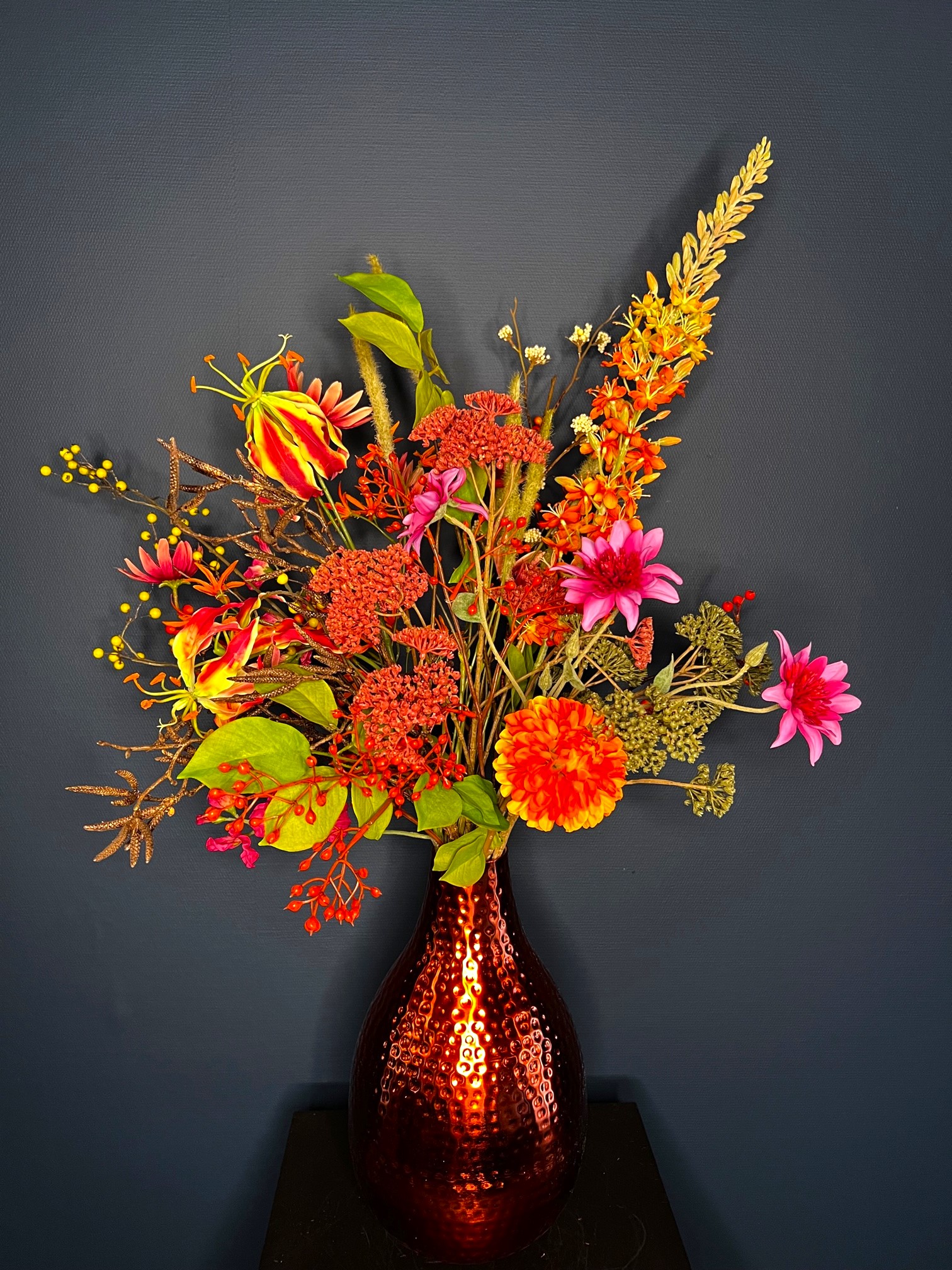 Zijdenbloemen boeket Merel Zijdenbloemen boeket Merel