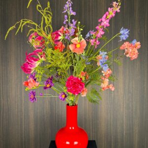 Zijdebloemen boeket Loiza groot