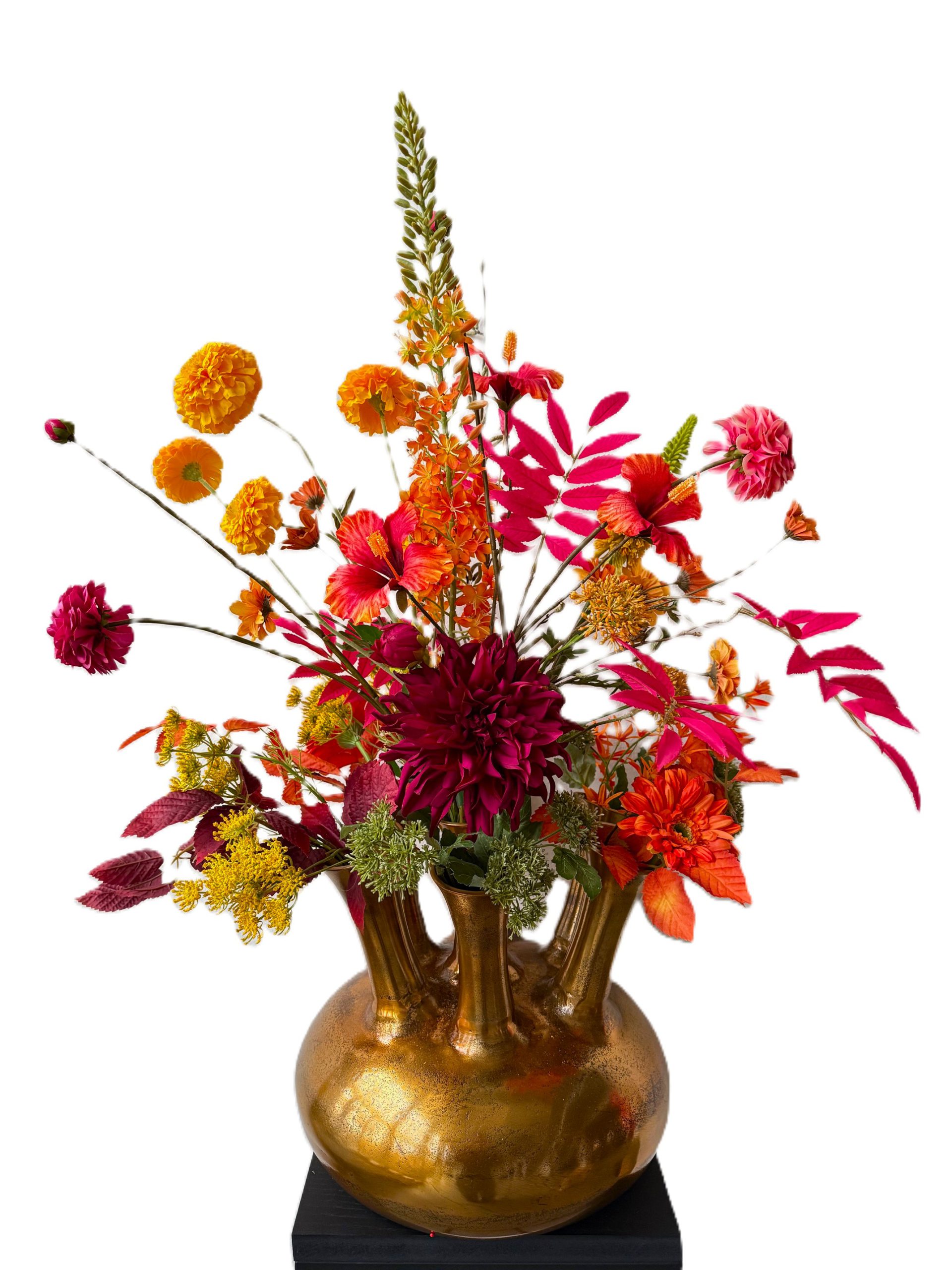 Kunstbloemen boeket Lieke voor in de toetervaas Kunstbloemen boeket Lieke voor in de toetervaas