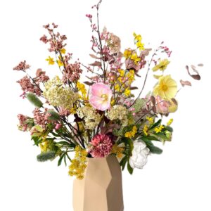 Groot zijdebloemen boeket Teddy