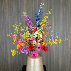 Zijdenbloemen boeket Lotte