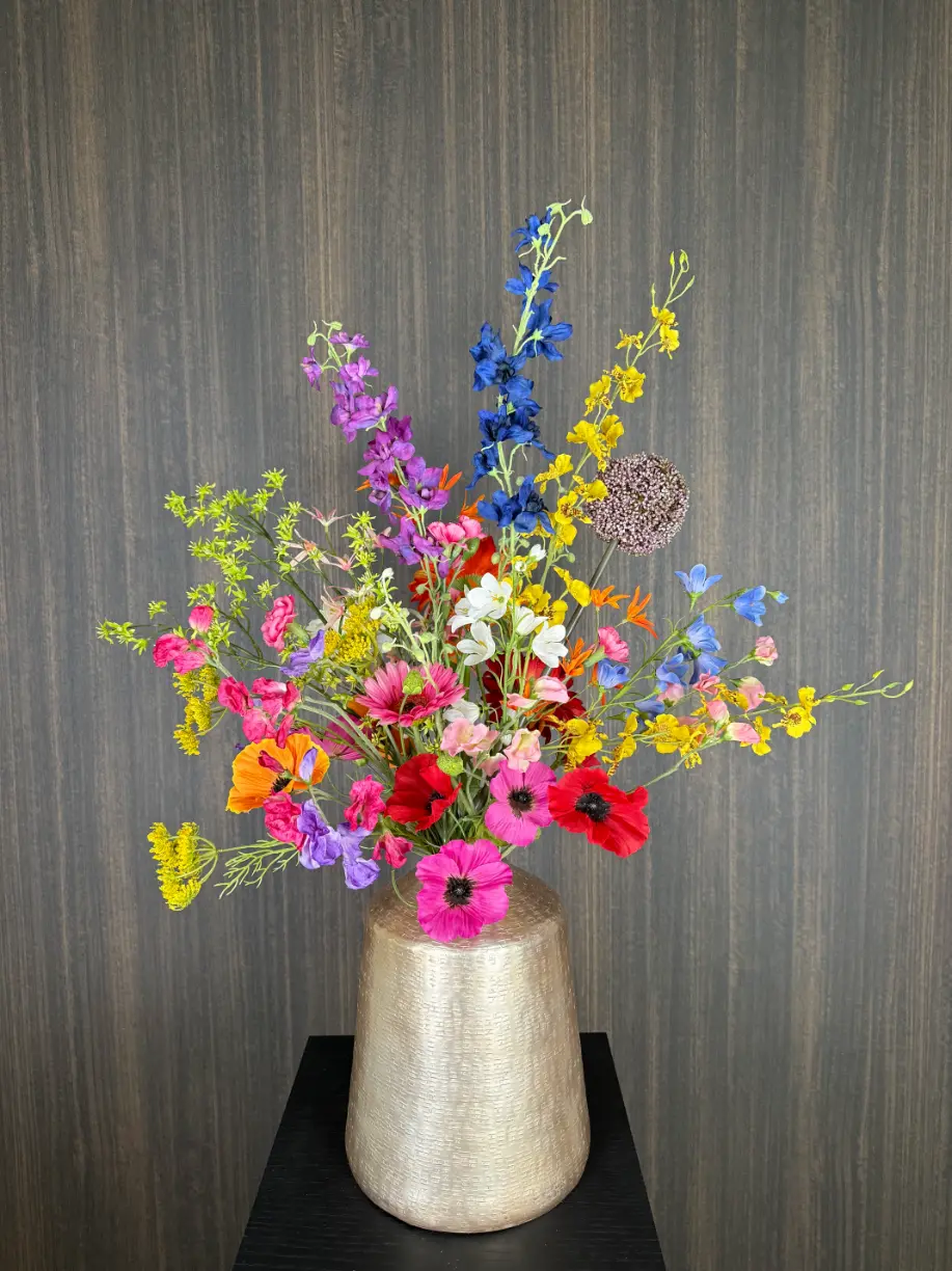 Zijdenbloemen boeket Lotte Zijdenbloemen boeket Lotte