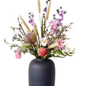 Groot zijdenbloemen veldboeket Simone groot