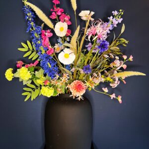 Zijdenbloemen boeket Susan groot