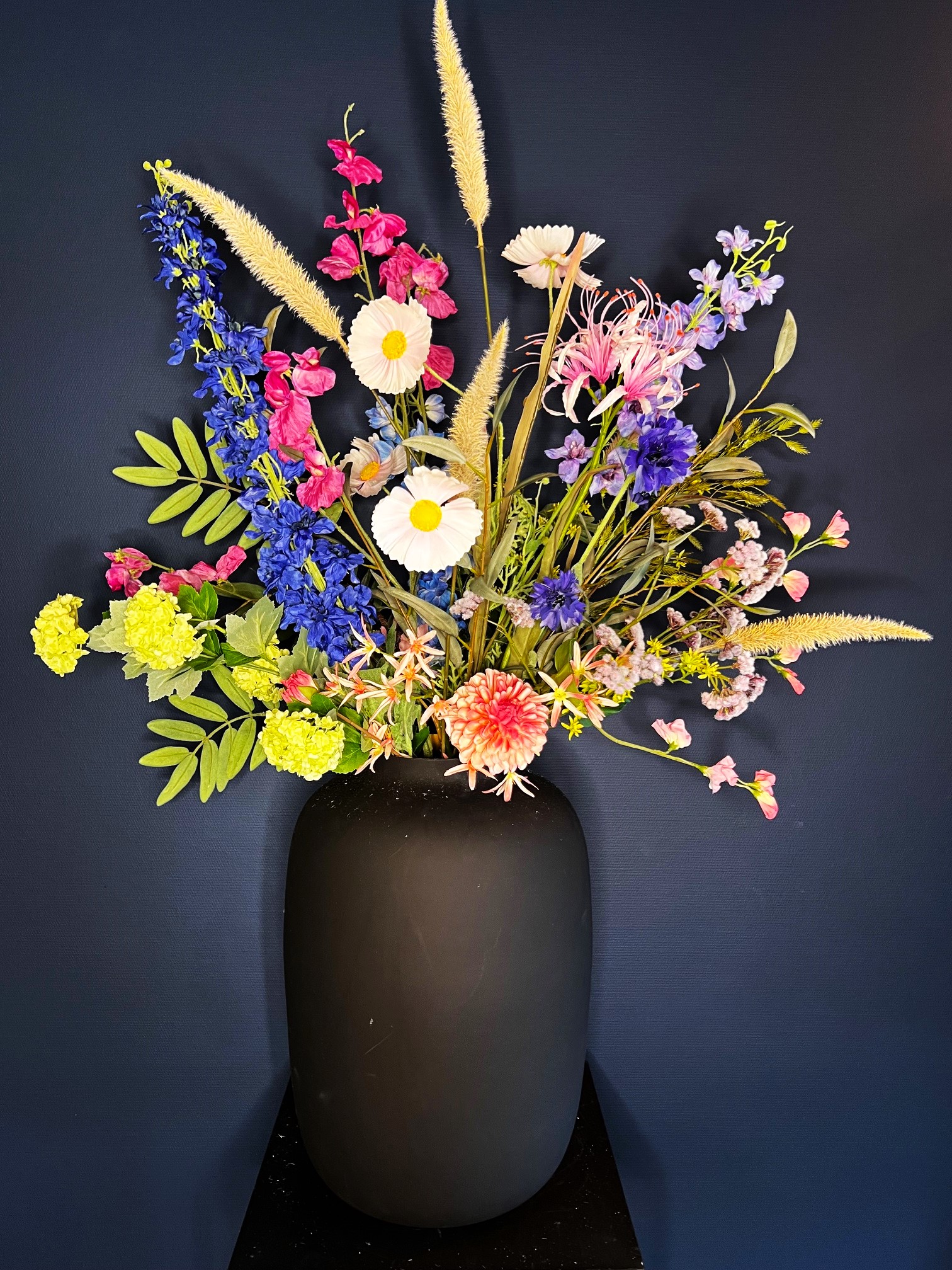 Zijdenbloemen boeket Susan groot Zijdenbloemen boeket Susan groot