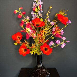 Zijde bloemen boeket Cato