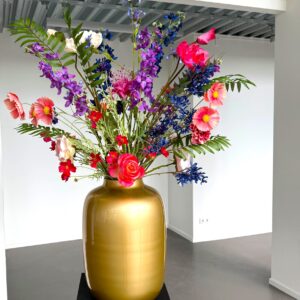 Groot zijden bloemen boeket Nikkie