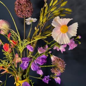 zijdenbloemenboeket-Roos